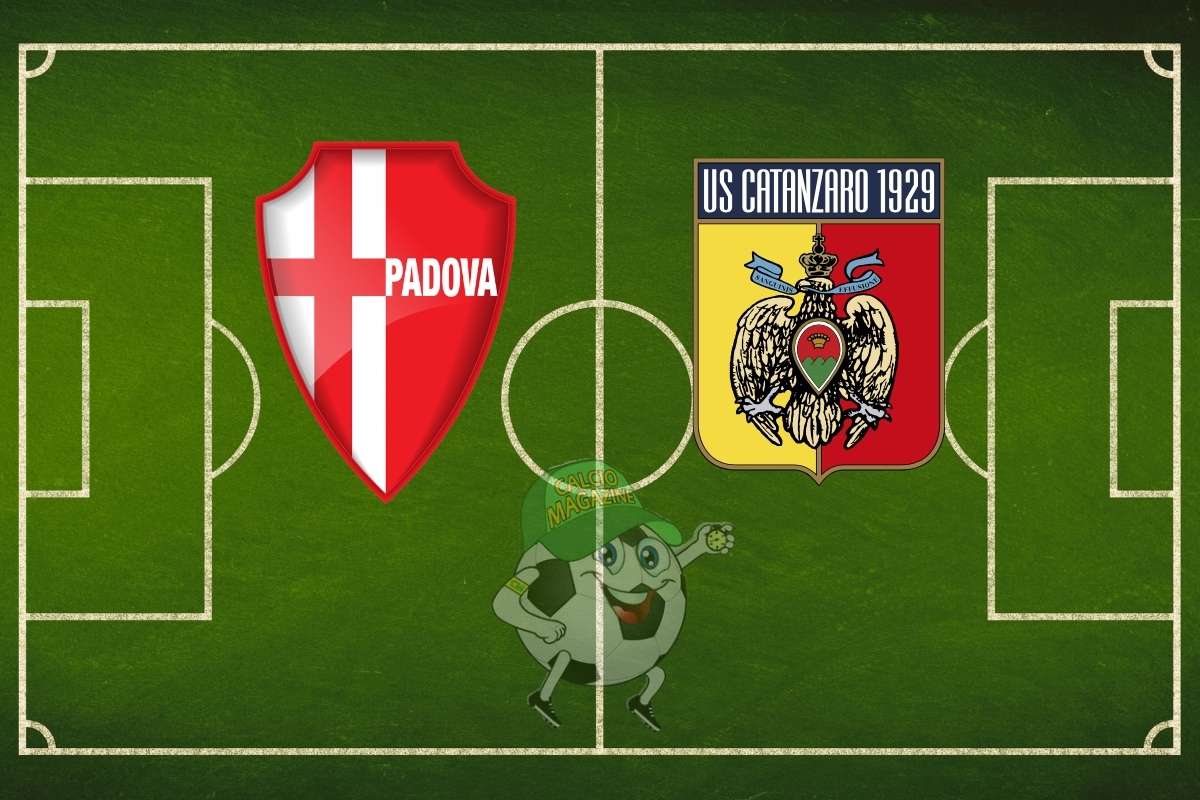 Padova Catanzaro cronaca diretta live risultato in tempo reale