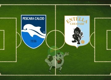 Pescara Virtus Entella cronaca diretta live risultato in tempo reale