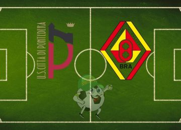 Pontedera Bra cronaca diretta live e risultato in tempo reale