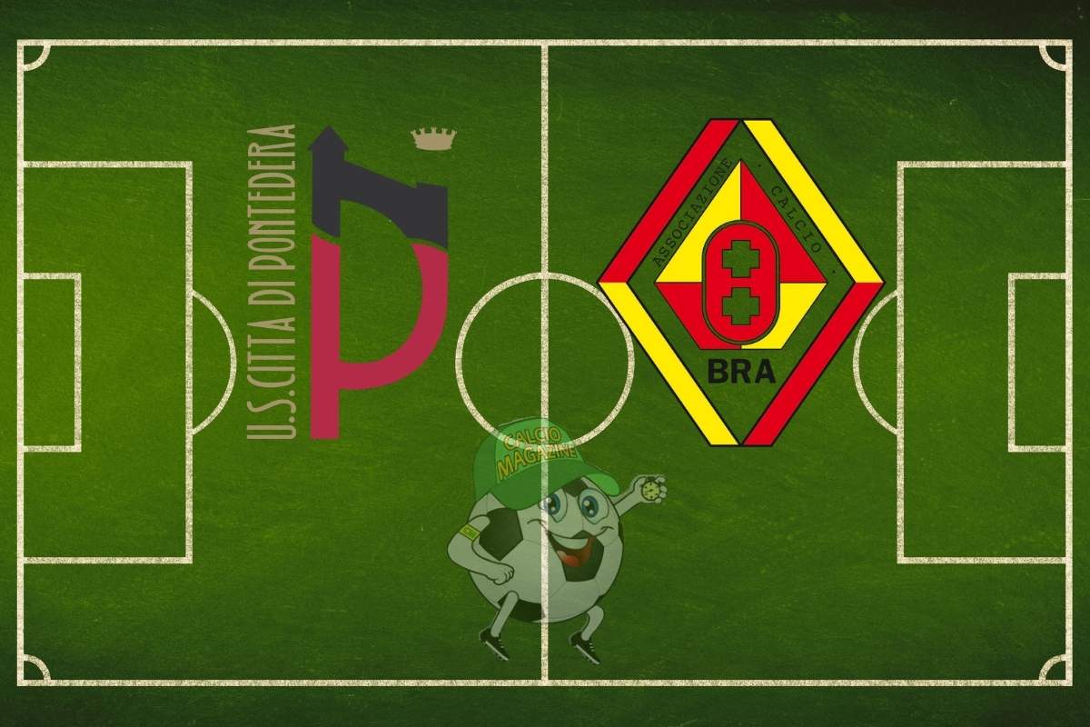 Pontedera Bra cronaca diretta live e risultato in tempo reale