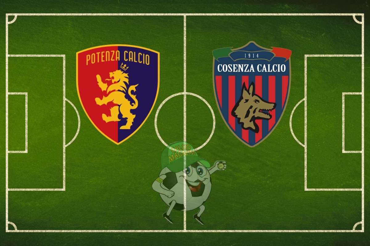 Potenza Cosenza cronaca diretta live risultato in tempo reale
