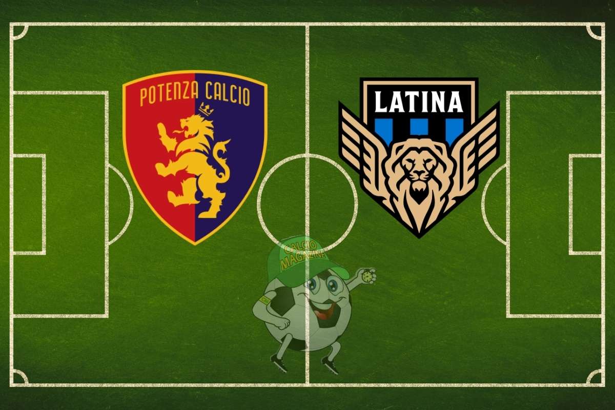 Potenza Latina cronaca diretta live risultato in tempo reale