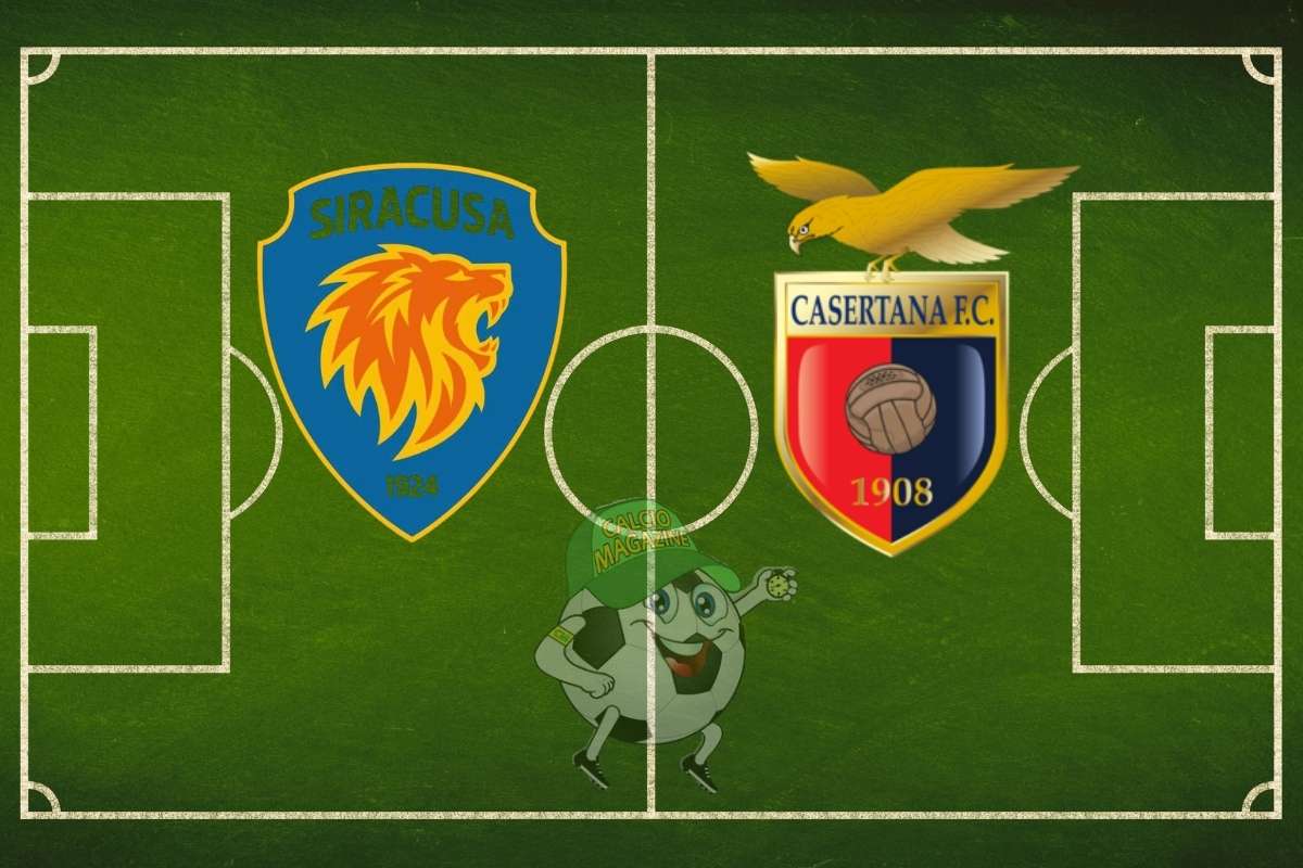 Siracusa Casertana cronaca diretta live risultato in tempo reale