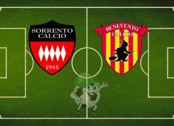 Sorrento Benevento cronaca diretta live risultato in tempo reale