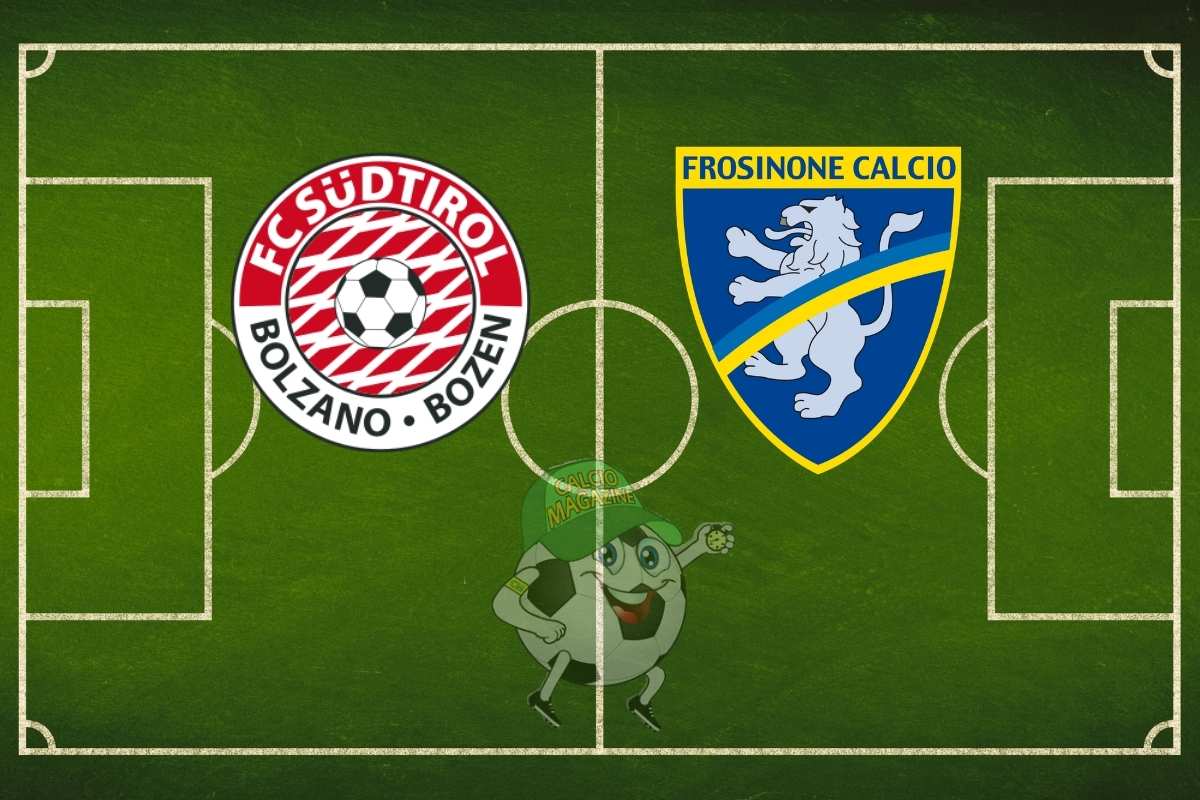Sudtirol Frosinone cronaca diretta live e risultato in tempo reale
