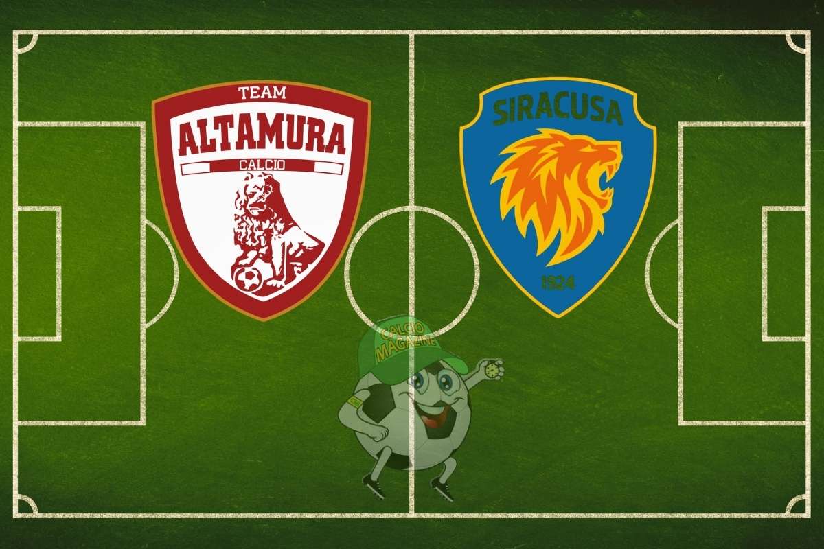 Team Altamura Siracusa cronaca diretta live e risultato in tempo reale