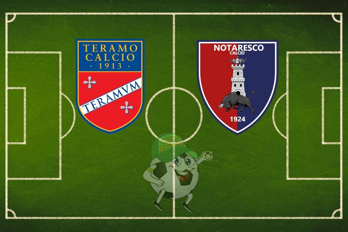 Teramo Notaresco cronaca diretta live e risultato in tempo reale