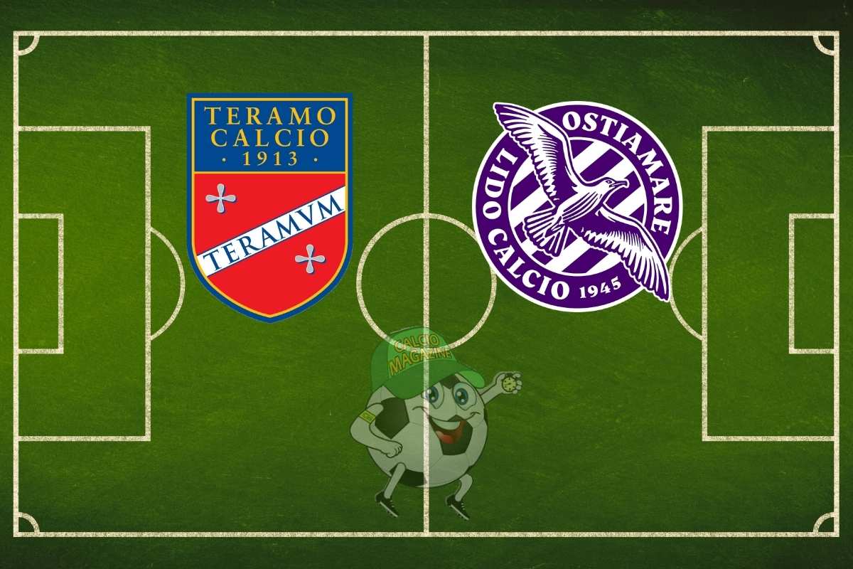 Teramo Ostiamare cronaca diretta live risultato in tempo reale