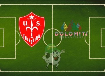 Triestina Dolomiti Bellunesi cronaca diretta live risultato in tempo reale