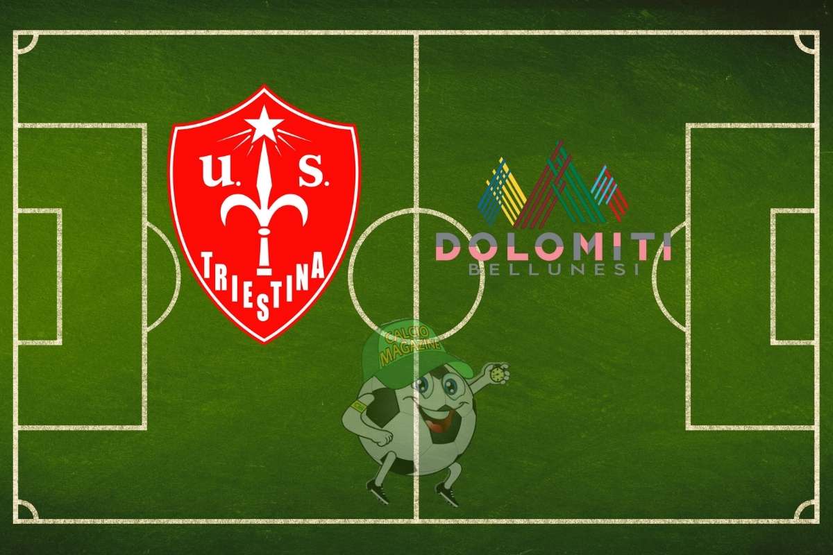 Triestina Dolomiti Bellunesi cronaca diretta live risultato in tempo reale