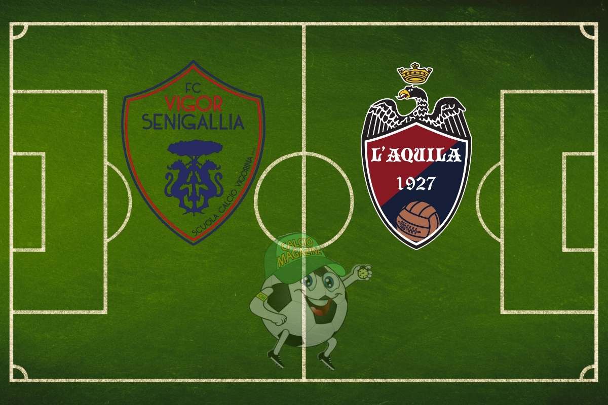 Vigor Senigallia L'Aquila cronaca diretta live risultato in tempo reale