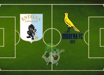 Virtus Entella Modena cronaca diretta live risultato in tempo reale