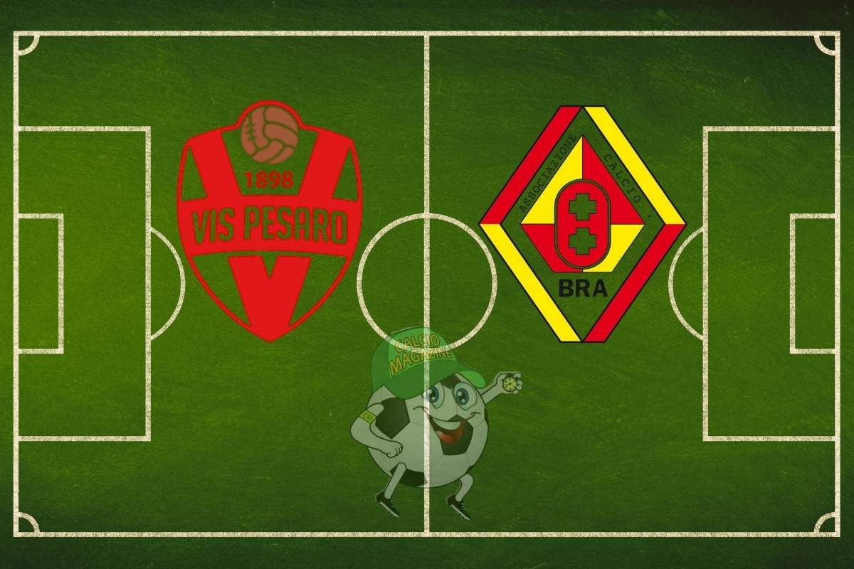 Vis Pesaro Bra cronaca diretta live risultato in tempo reale
