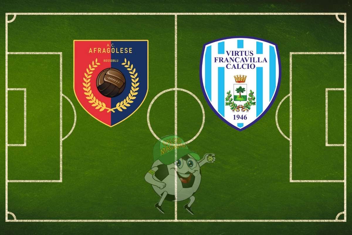 Afragolese Virtus Francavilla cronaca diretta live e risultato in tempo reale