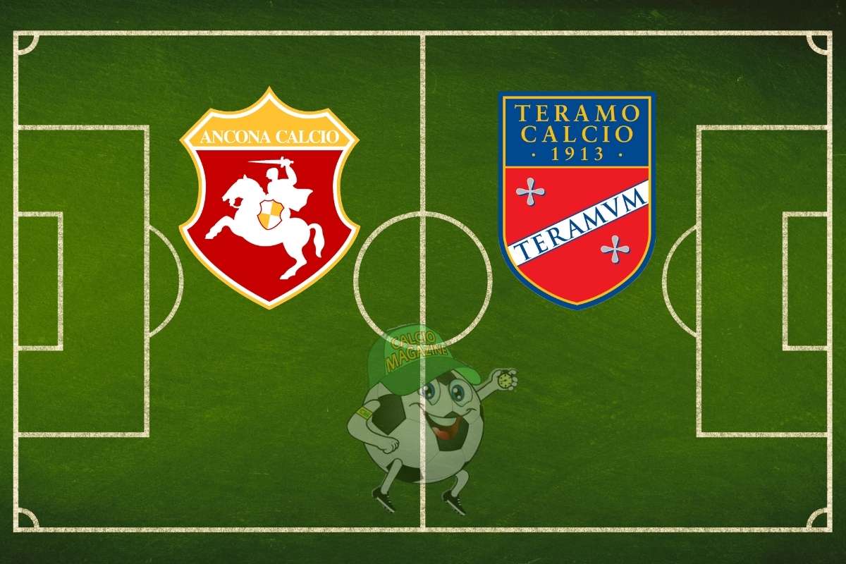 Ancona Teramo cronaca diretta live e risultato in tempo reale