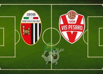 Ascoli Vis Pesaro cronaca diretta live e risultato in tempo reale