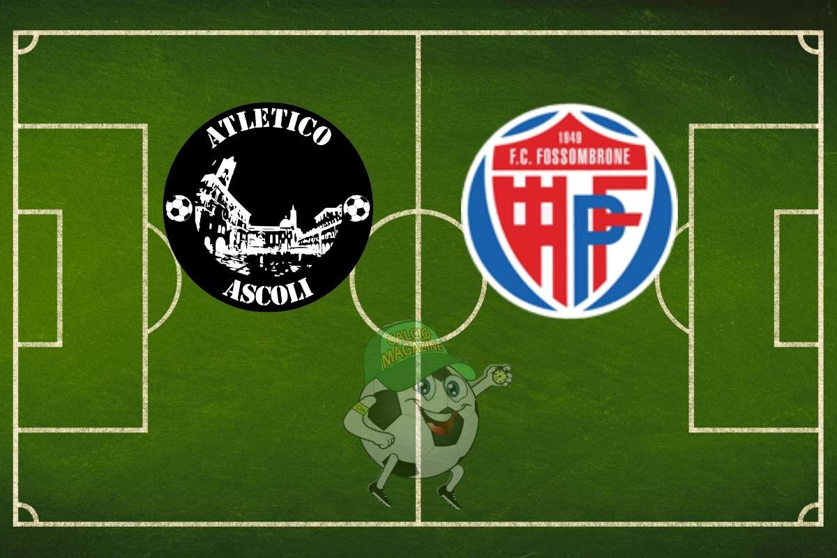 Atletico Ascoli Fossombrone cronaca diretta live e risultato in tempo reale