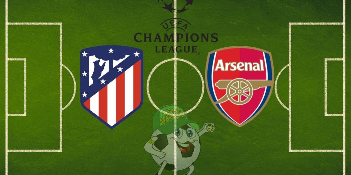 Atletico Madrid Arsenal cronaca diretta live e risultato in tempo reale