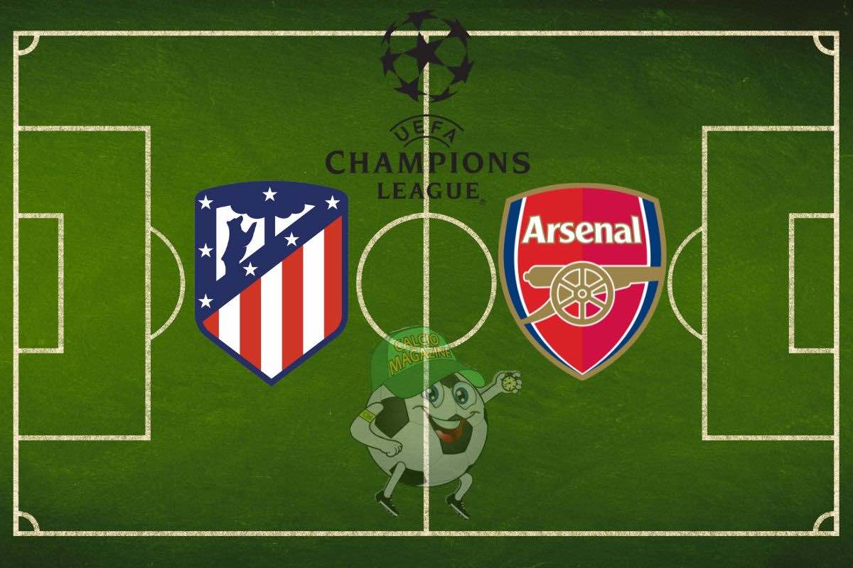 Atletico Madrid Arsenal cronaca diretta live e risultato in tempo reale