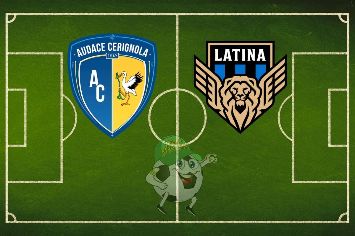 Audace Cerignola Latina cronaca diretta live e risultato in tempo reale