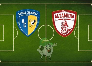 Audace Cerignola Team Altamura cronaca diretta live e risultato in tempo reale