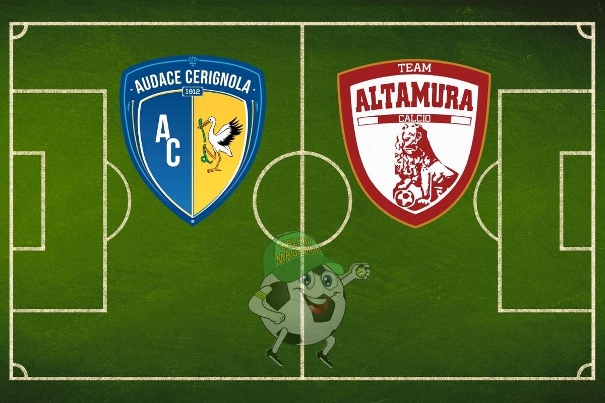 Audace Cerignola Team Altamura cronaca diretta live e risultato in tempo reale