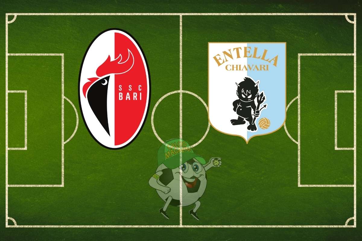 Bari Virtus Entella cronaca diretta live e risultato in tempo reale