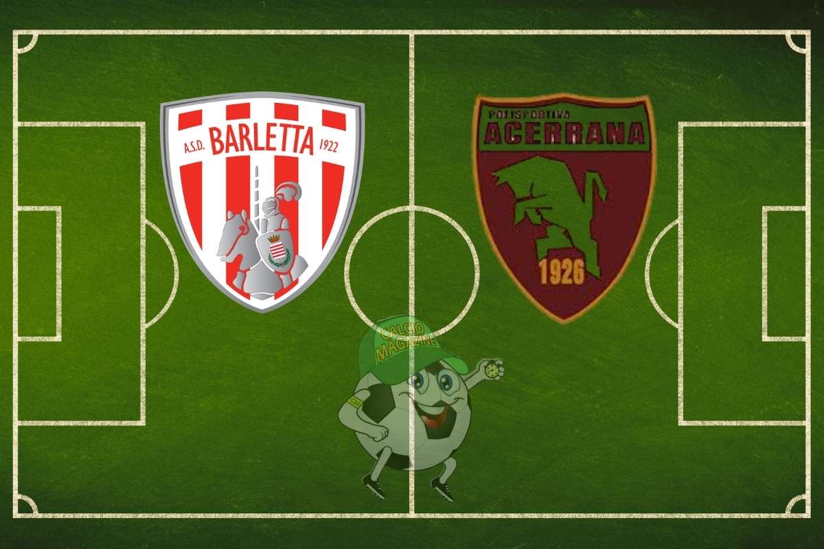 Barletta Acerrana cronaca diretta live e risultato in tempo reale