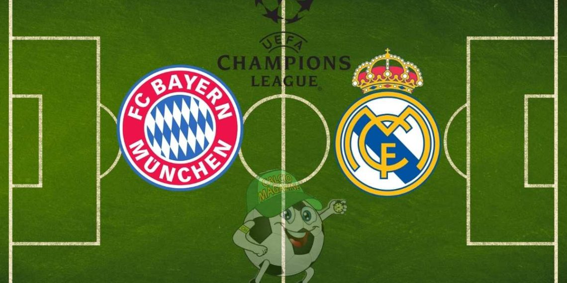 Bayern Monaco Real Madrid cronaca diretta live e risultato in tempo reale