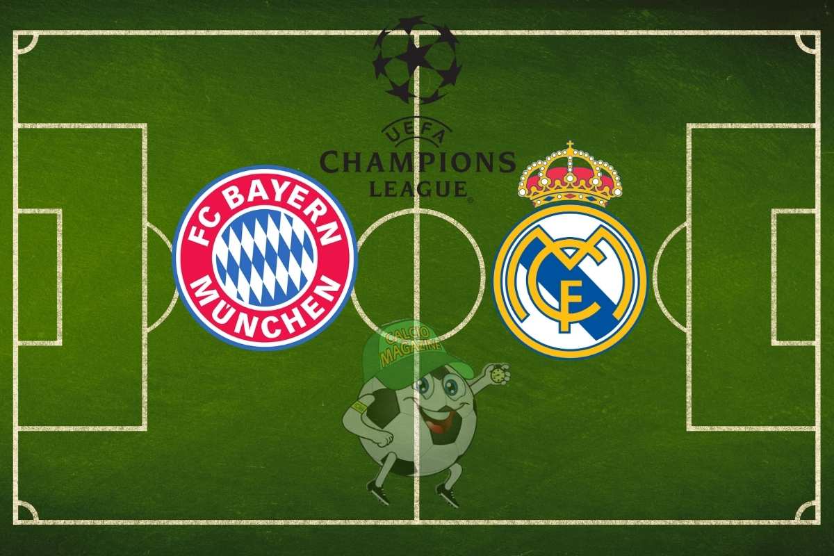 Bayern Monaco Real Madrid cronaca diretta live e risultato in tempo reale