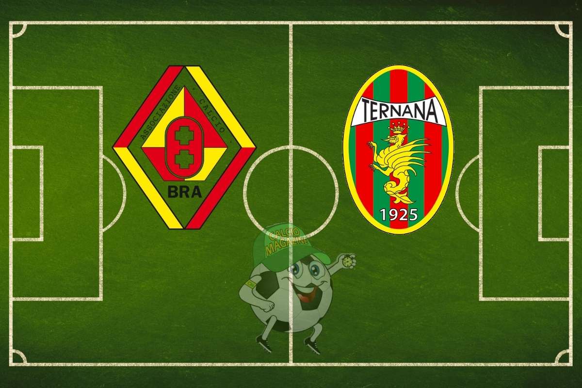 Bra Ternana cronaca diretta live e risultato in tempo reale