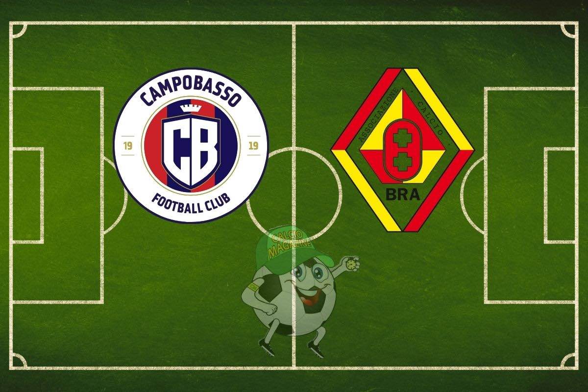 Campobasso Bra cronaca diretta live e risultato in tempo reale