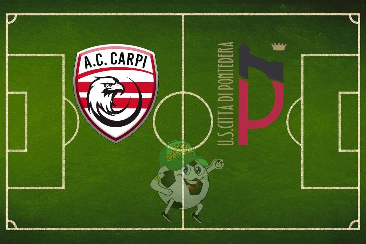 Carpi Pontedera cronaca diretta live e risultato in tempo reale