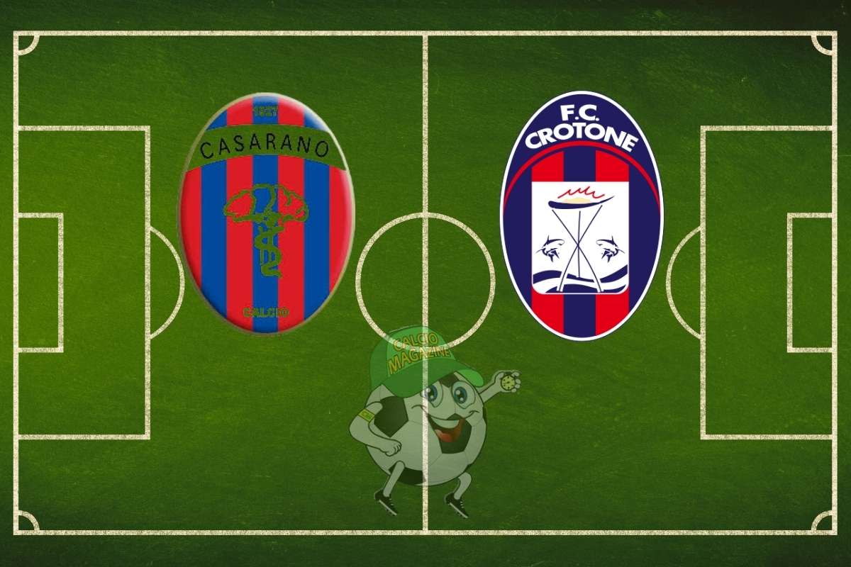 Casarano Crotone cronaca diretta live e risultato in tempo reale