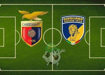 Casertana Giugliano cronaca diretta live e risultato in tempo reale
