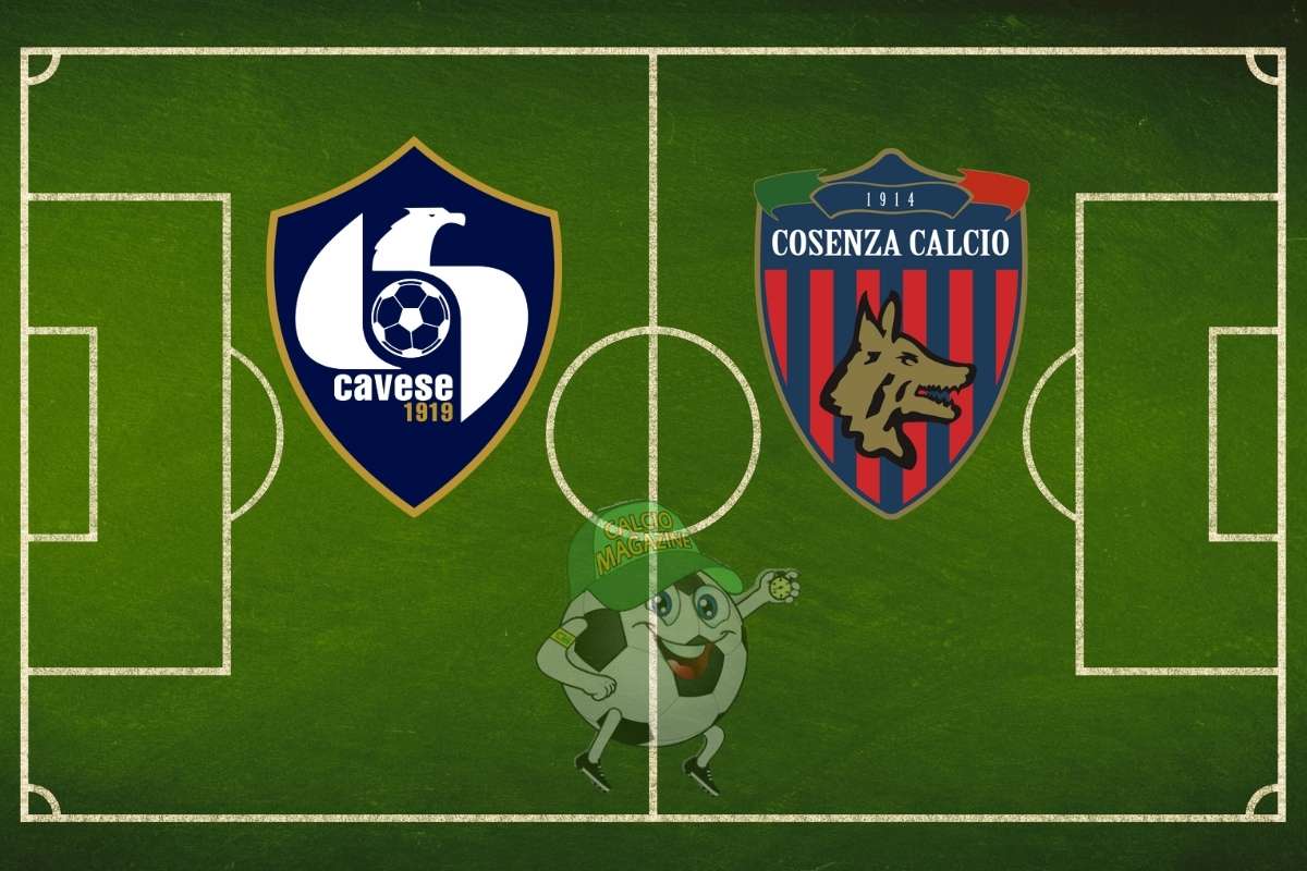Cavese Cosenza cronaca diretta live e risultato in tempo reale
