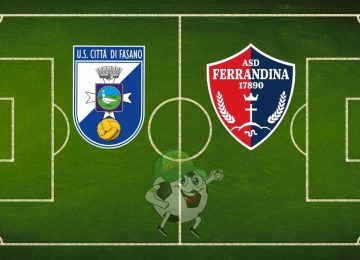 Città di Fasano Ferrandina cronaca diretta live e risultato in tempo reale