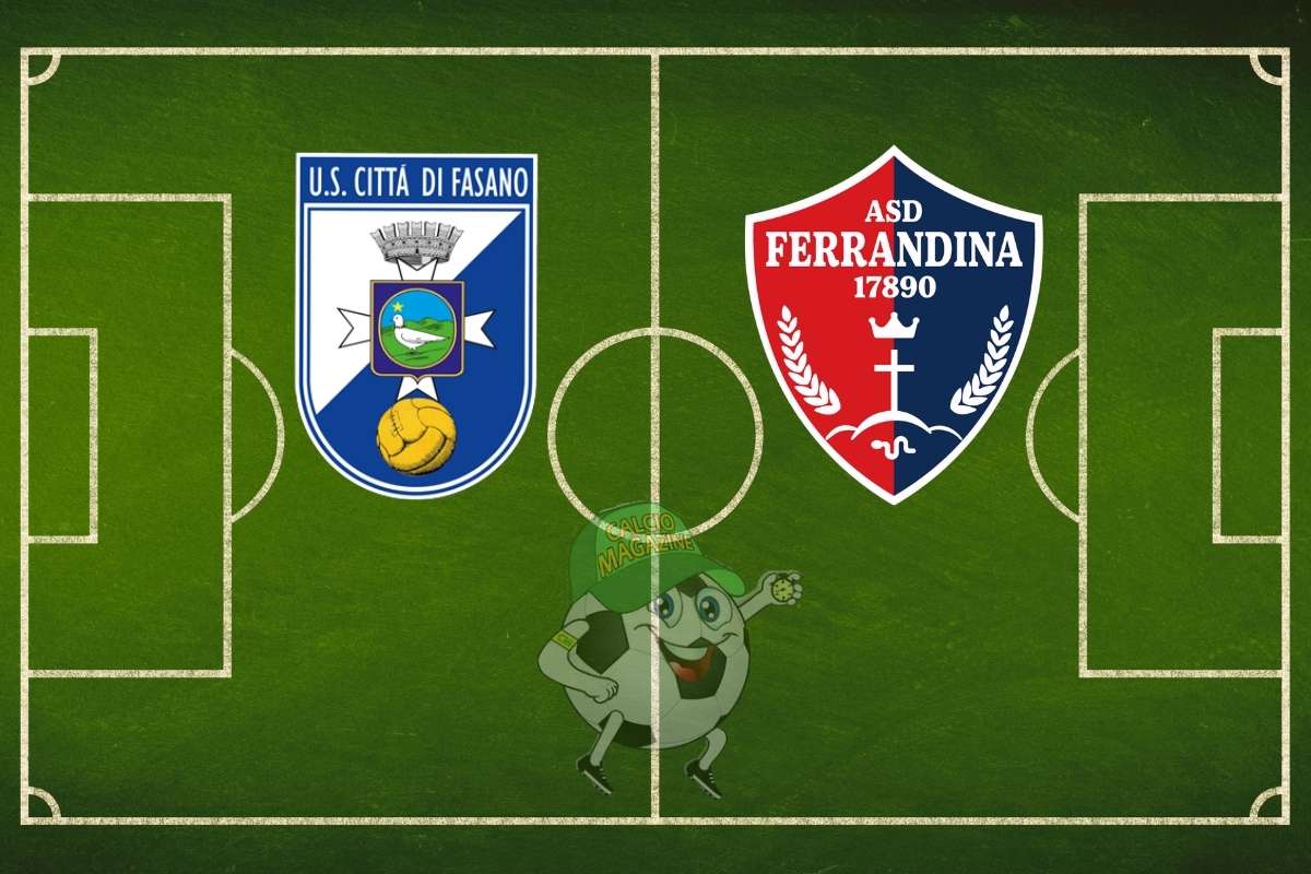 Città di Fasano Ferrandina cronaca diretta live e risultato in tempo reale