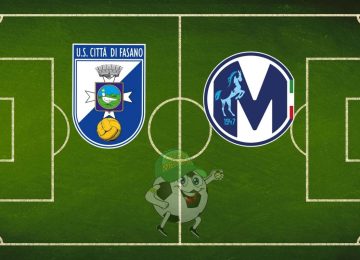 Città di Fasano Martina cronaca diretta live e risultato in tempo reale