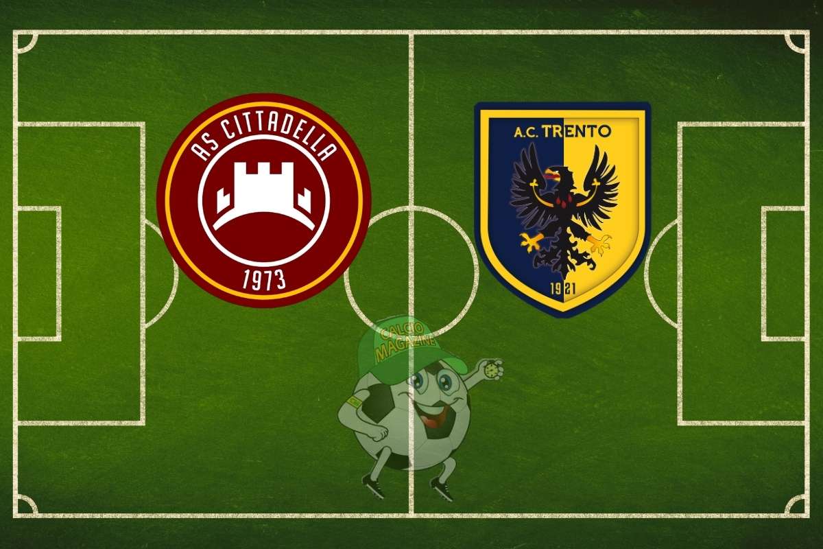 Cittadella Trento cronaca diretta live e risultato in tempo reale