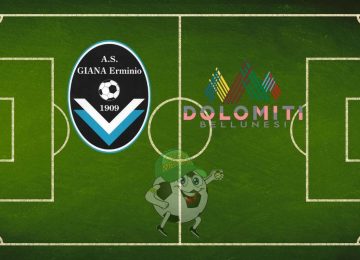 Giana Erminio Dolomiti Bellunesi cronaca diretta live e risultato in tempo reale