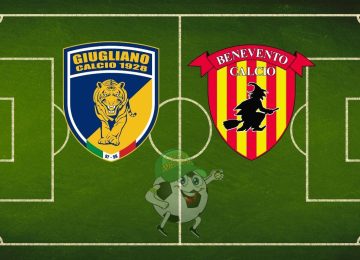 Giugliano Benevento cronaca diretta live e risultato in tempo reale