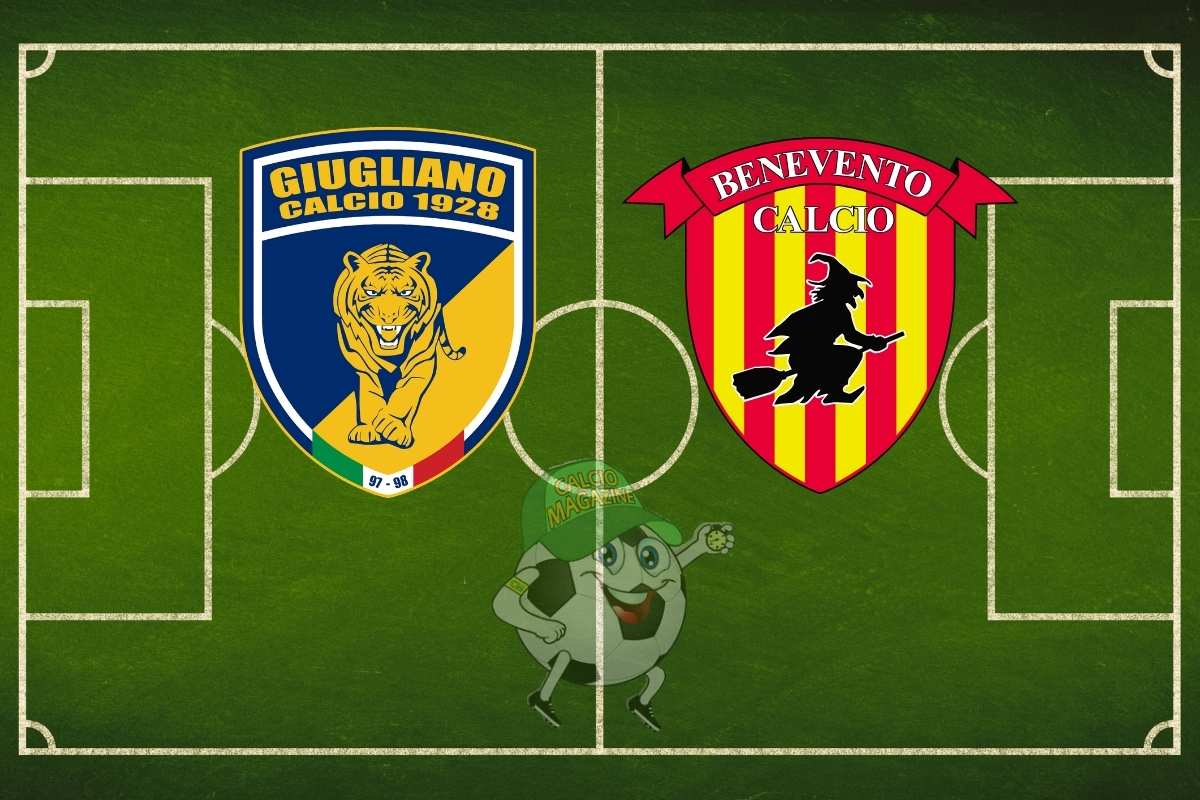 Giugliano Benevento cronaca diretta live e risultato in tempo reale
