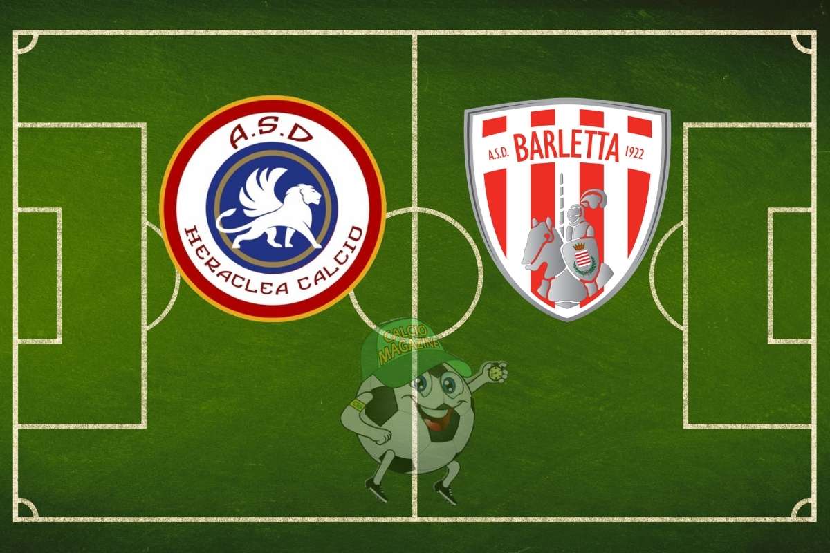 Heraclea Barletta cronaca diretta live e risultato in tempo reale