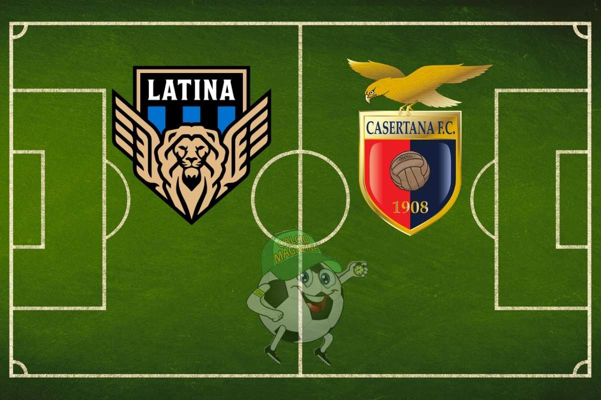 Latina Casertana cronaca diretta live e risultato in tempo reale