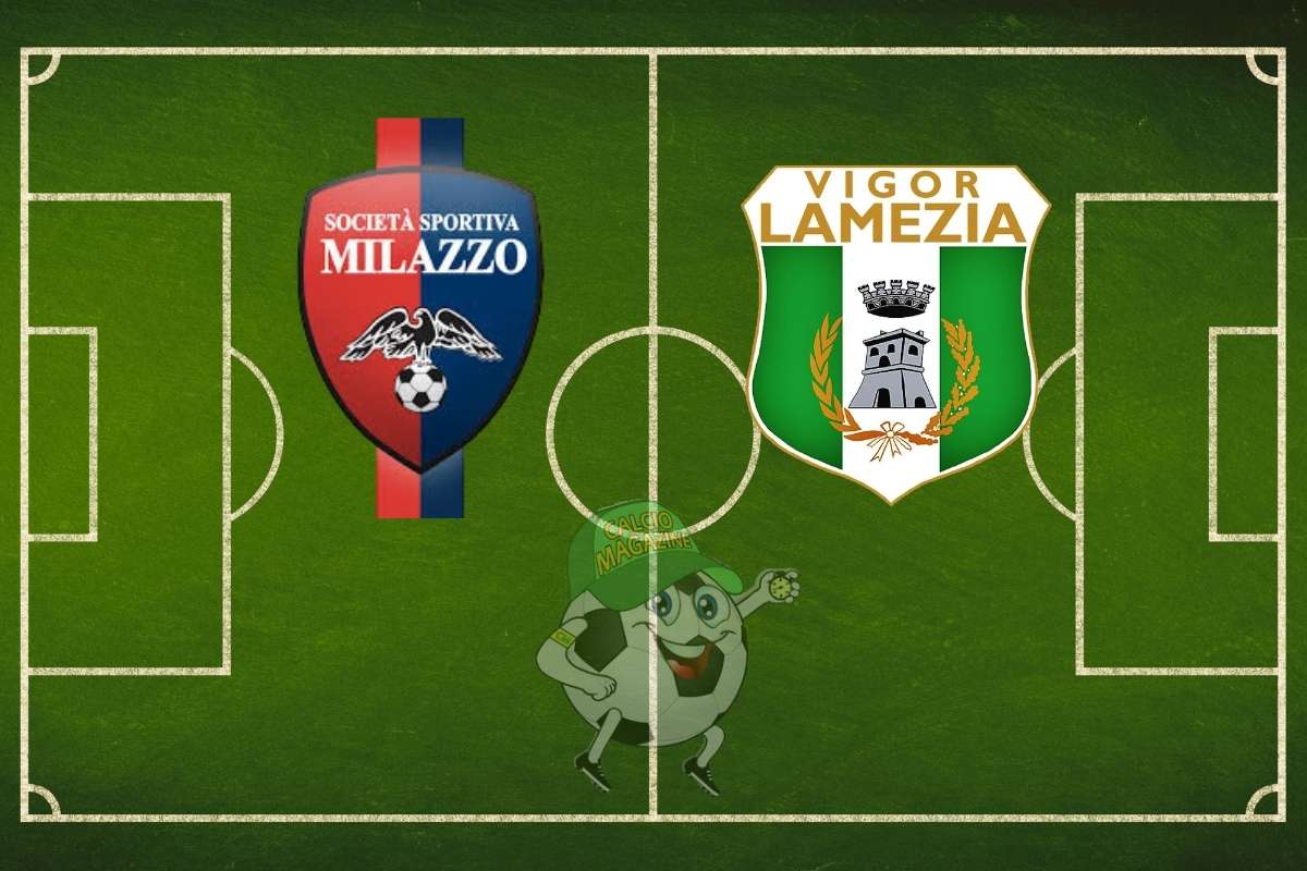 Milazzo Vigor Lamezia cronaca diretta live e risultato in tempo reale