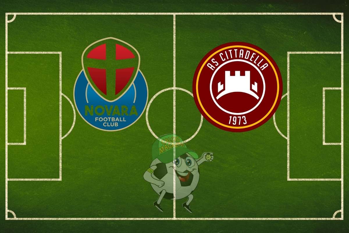 Novara Cittadella cronaca diretta live e risultato in tempo reale