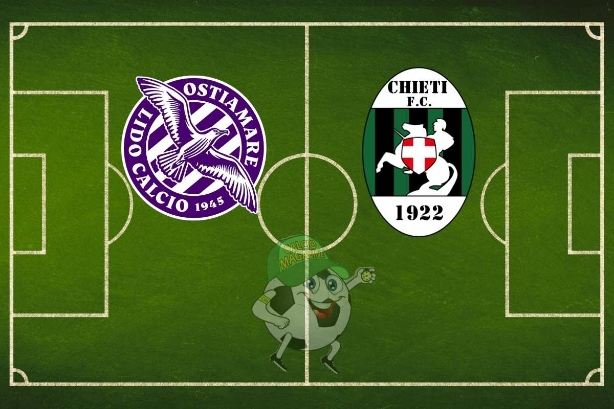 Ostiamare Chieti cronaca diretta live e risultato in tempo reale