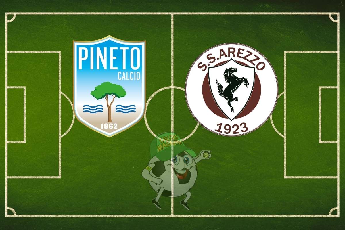Pineto Arezzo cronaca diretta live e risultato in tempo reale