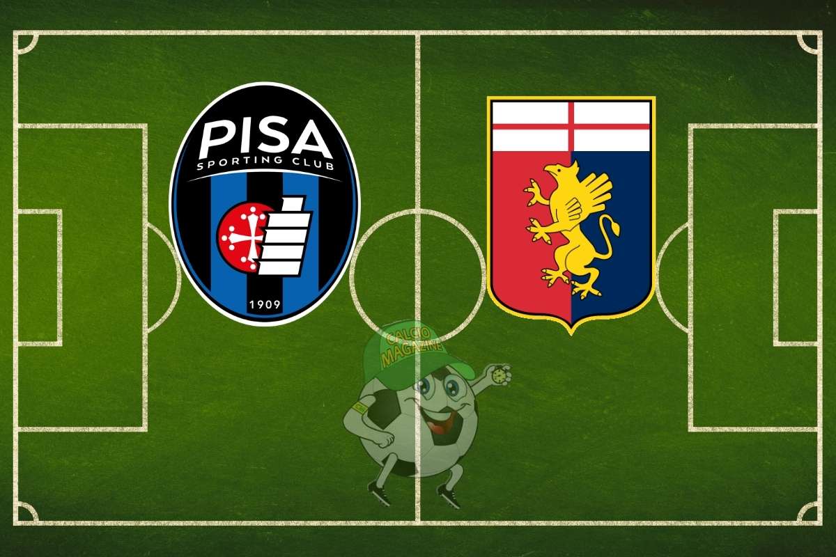 Pisa Genoa cronaca diretta live e risultato in tempo reale